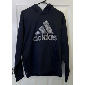 Adidas ClimaWarm Gameday Athletic Pullover Hoodie Sweatshirt Mens Size XL Navy